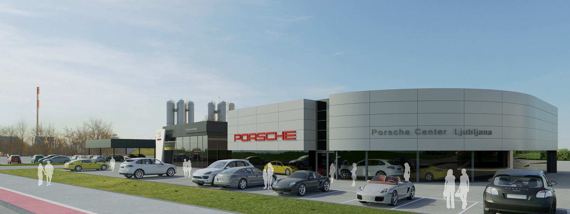 <i>Salon vozil Porsche & Seat</i><span>Poslovni prostori</span>